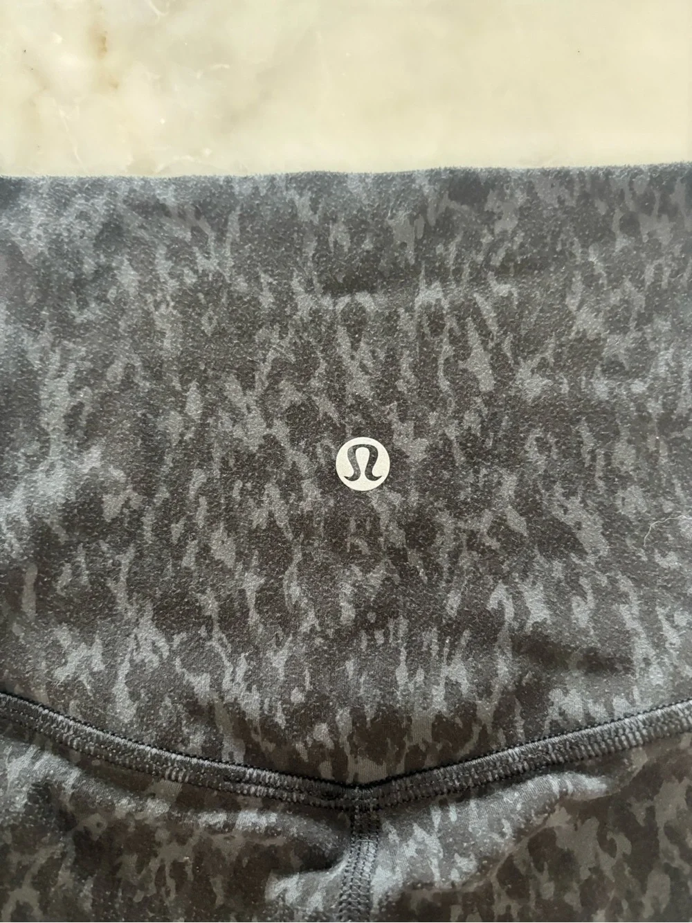 lululemon athletica High-Rise Black Camo Bike Shorts